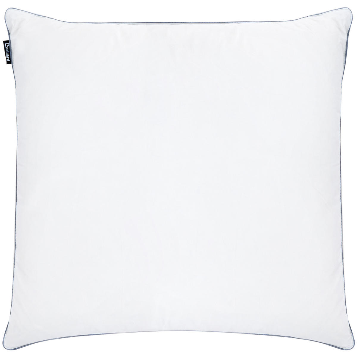 Kopfkissen Weiß Hoch 80/80 cm Teide - Weiß, Naturmaterialen (80/80cm) - Beliani