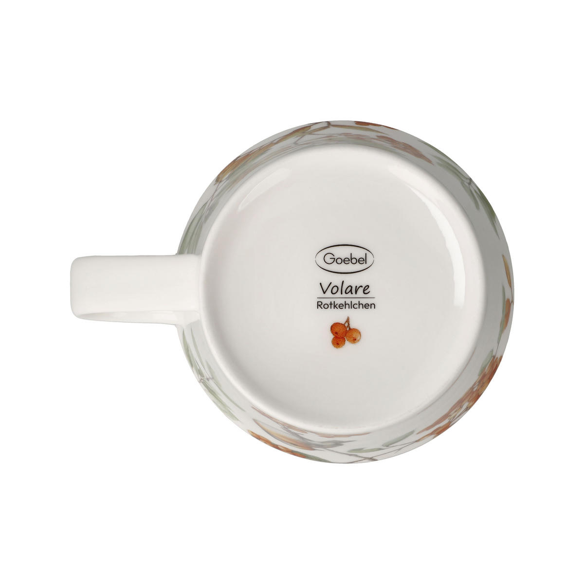 TEETASSE Rotkehlchen, Fine Bone China, Bunt, 350 ml - Multicolor, Keramik (0.35L) - Goebel