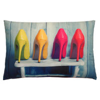KISSENBEZUG Fotodruck 40x60 cm Schuhe - Multicolor, Textil (40/60cm) - TiborTex