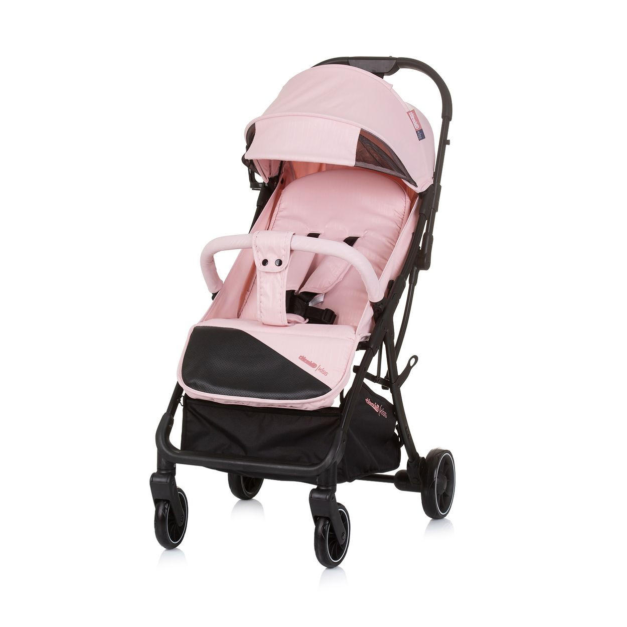 BUGGY Kiss klappbar rosa Getränkehalter verstellbar bis 22 kg - Rosa, Metall (75/50/103cm) - Chipolino