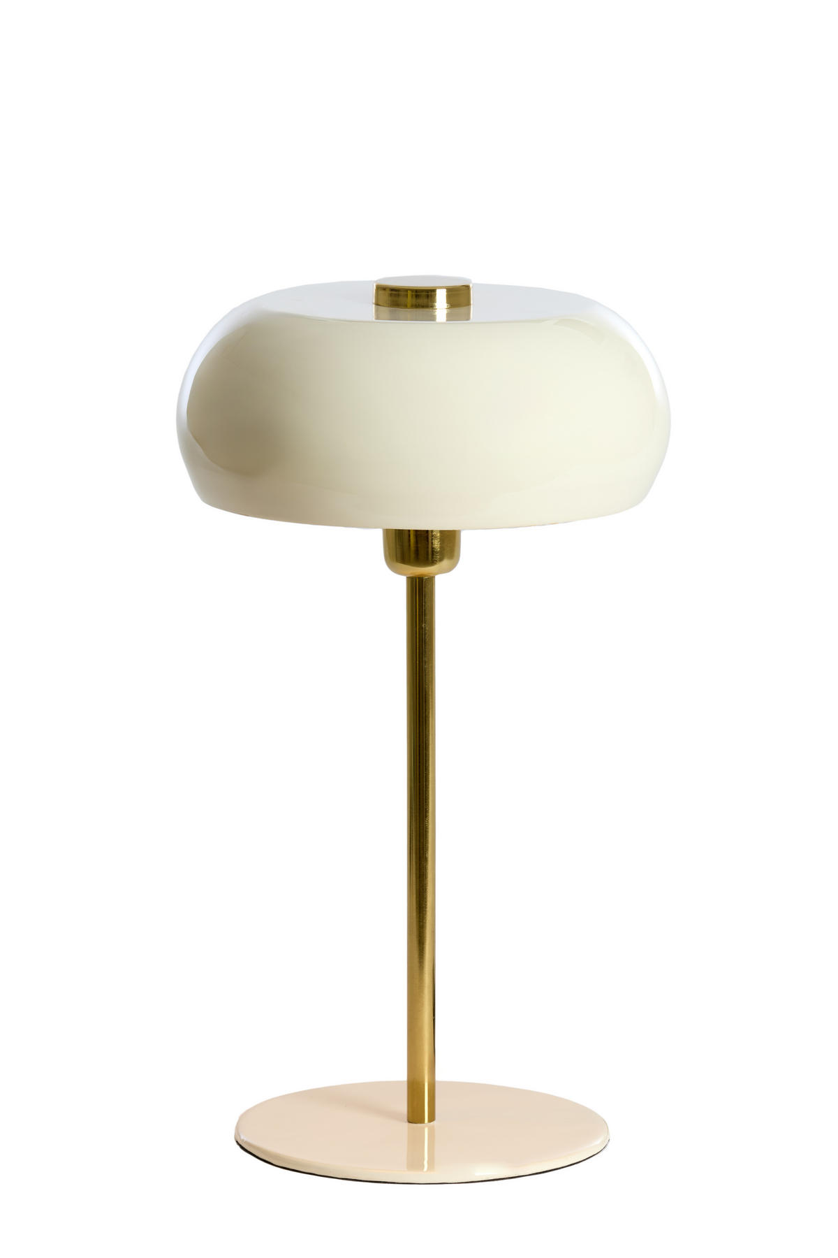 TISCHLAMPE Surin Weiß Ø26/47 cm - Weiß, Metall (26/26/47cm) - Light & Living