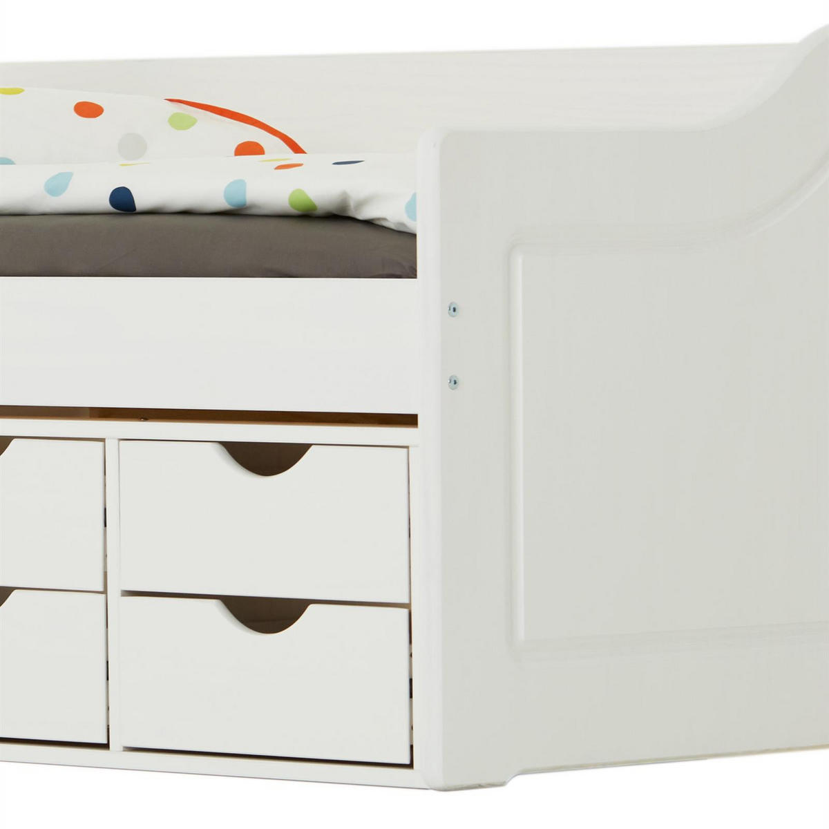 SOFABETT SENTA 90X200 CM - Weiß, Holz (98/63/205cm) - IDIMEX