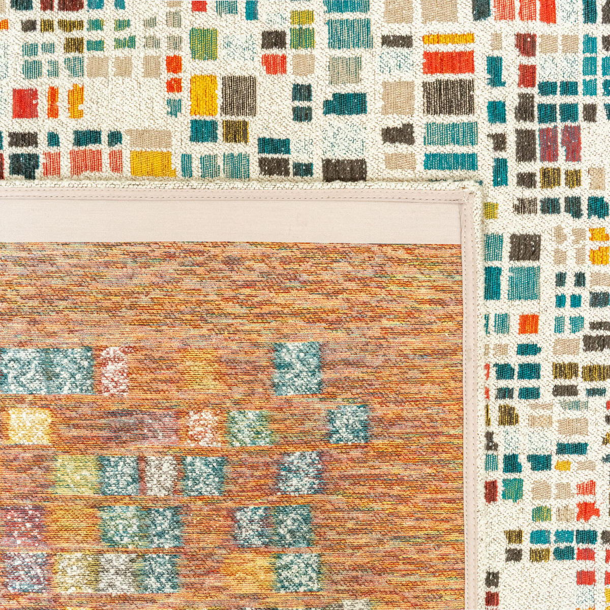 PREPROGA Cubik United 200/280 cm - večbarvno, umetna masa/tekstil (200/280cm) - Louis De Poortere