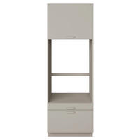 WASCHMASCHINENSCHRANK Holv Kaschmirgrau 68 cm - Taupe, Holzwerkstoff/Metall (67.5/200/66cm) - Selsey