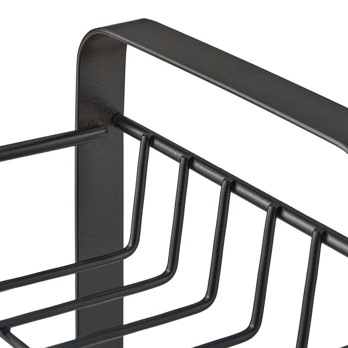 GEWÜRZREGAL - Schwarz, Metall (35/38/18.5cm) - Relaxdays