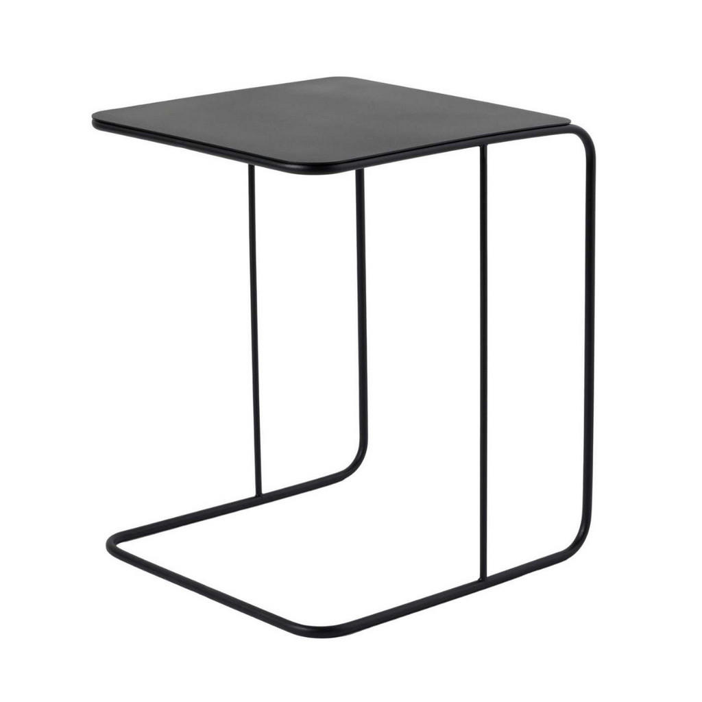 Calicosy ODKLÁDACÍ stolek s kovovou deskou, výška 46 cm - OWEN