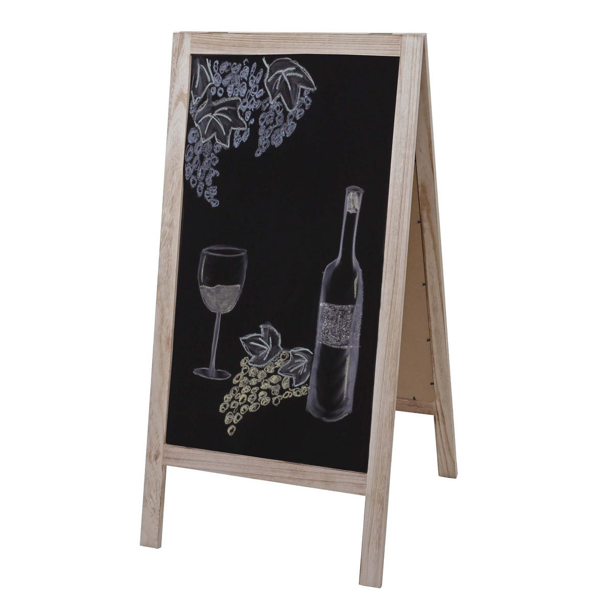 XL REKLAMNÍ TABULE Béžová - béžová, dřevo (50/100/57cm) - MCW