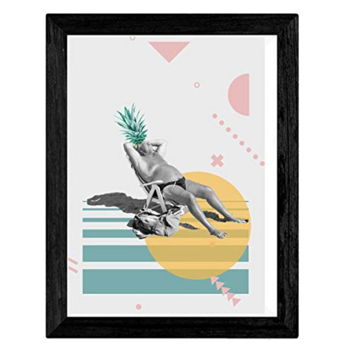 POSTER Set mit 4 Collage A3 Rahmenlos - Klar, Papier (29.7/3cm) - Nacnic