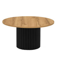TISCH Golden Craft Eiche Riko Rund 58 cm - Eichefarben/Braun, Holzwerkstoff (58/58/42cm) - Sepro Meble