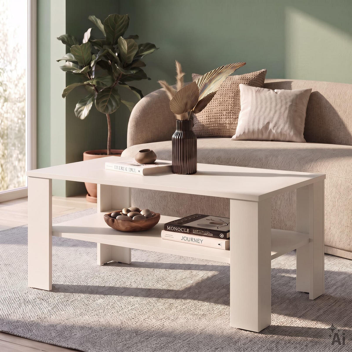 COUCHTISCH ANIMO Kaschmir - Kaschmir, Holzwerkstoff (60/100/44cm) - CARO-Möbel