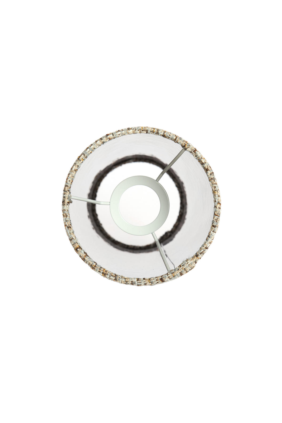 LAMPENSCHIRM Okavi Braun 15/10.5/37.5 cm - Braun, Textil (15/10.5/37.5cm) - Light & Living