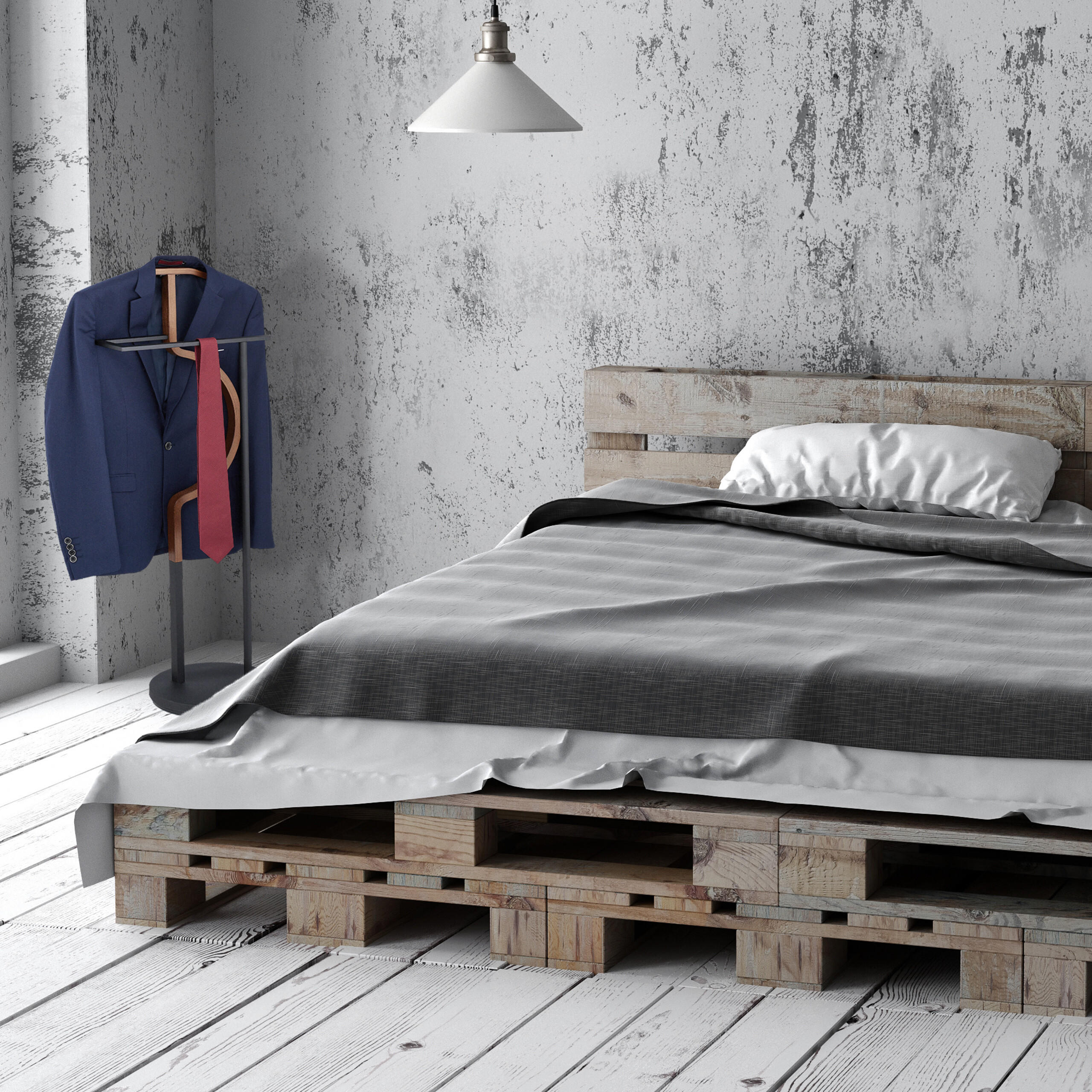 HERRENDIENER - Multicolor, Holzwerkstoff/Metall (45/108/30cm) - Relaxdays