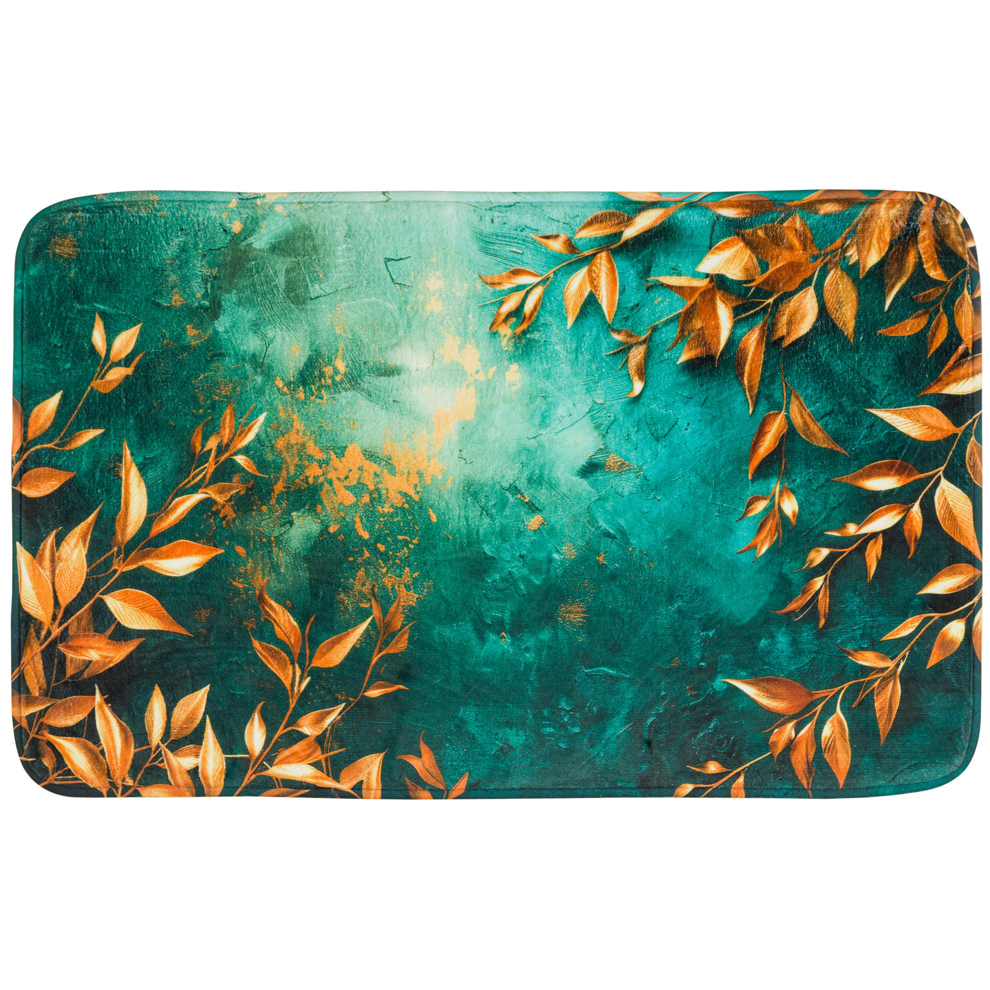 BADTEPPICH Greego 70 x 110 cm - Grün, Textil (70/110cm) - Sanilo