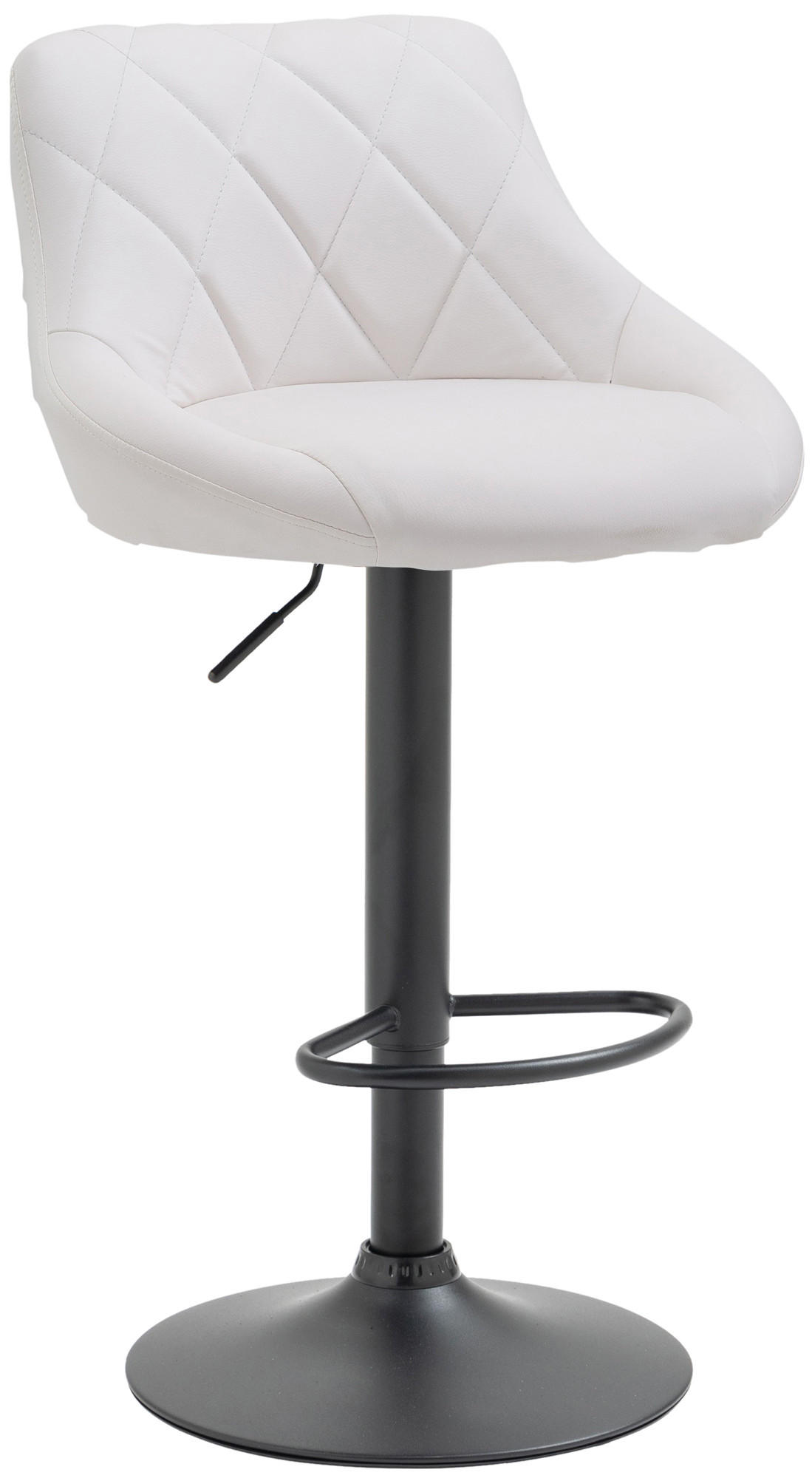 Deluke Barhocker Weiß 46x83x49 cm