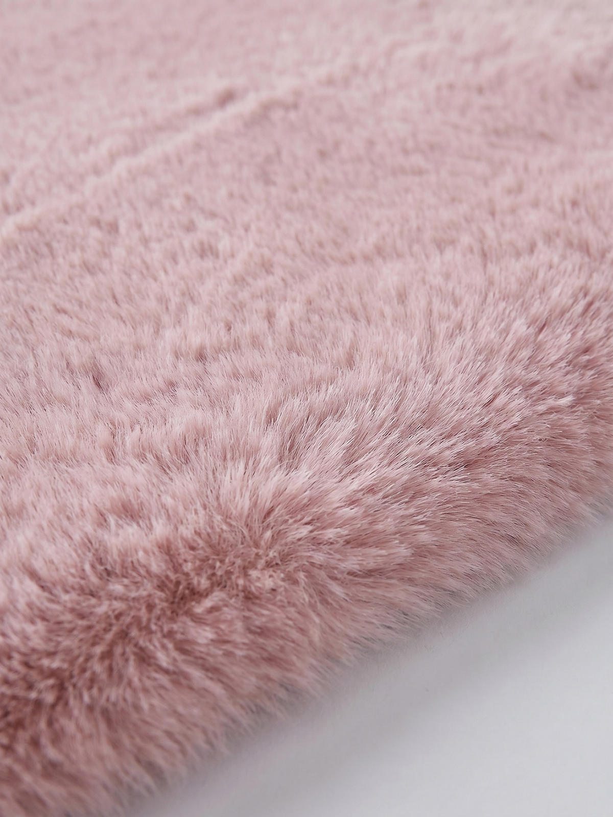 KURZFLORTEPPICH Waschbar NECKAR, einfarbig, aus Polyester, Rosa, Ø 120 cm - Rosa, Textil (120/120cm) - KADIMA DESIGN
