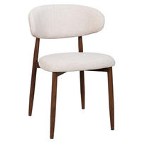 ESSZIMMERSTUHL 2er Set aus Stoff, beige - Beige, Textil (52/77/56cm) - Giga Meubel