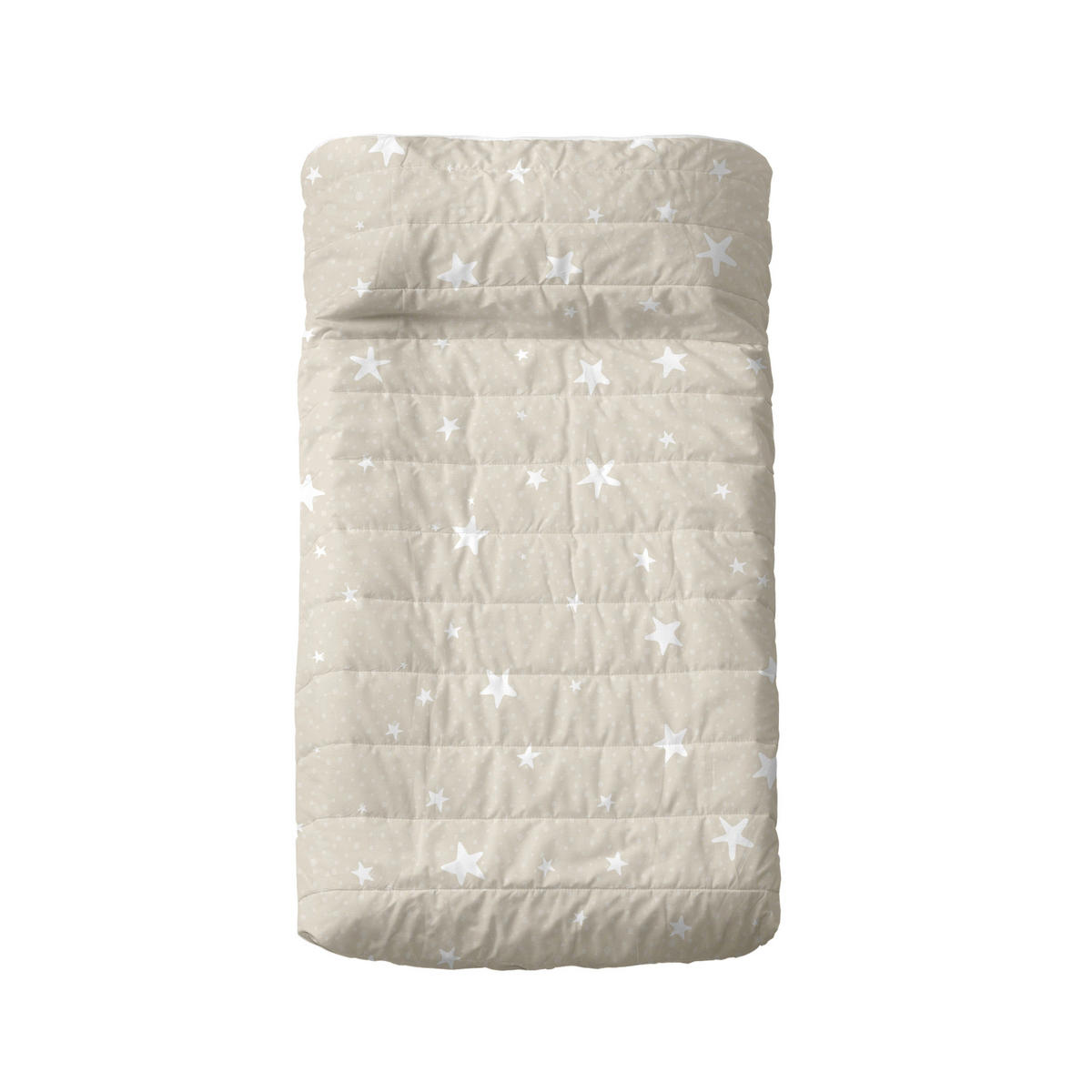 TAGESDECKE Little star Beige 100x130 cm (Kinderbett) - Beige, Textil (100/130cm) - Happy Friday
