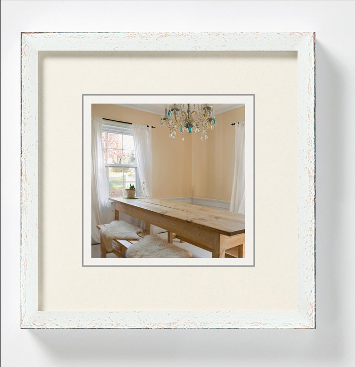 BILDERRAHMEN Peppers Holzrahmen 15x15 cm, Silber - Silberfarben, Holzwerkstoff (17/17/1.5cm) - walther design