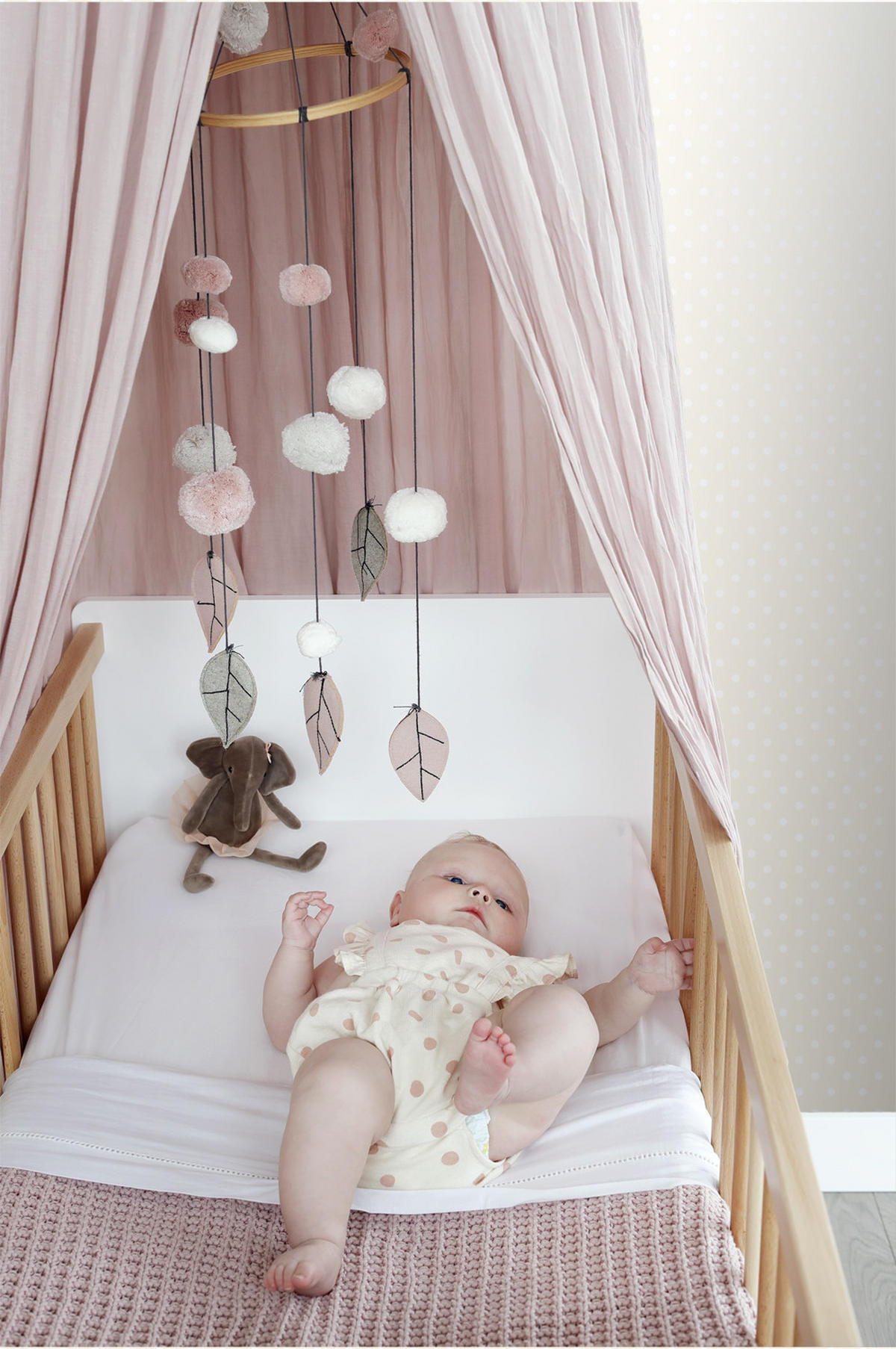 TAPETE Punkte 53 cm x 10.05 m - Grau, Papier (53/1000cm) - Origin Wallcoverings
