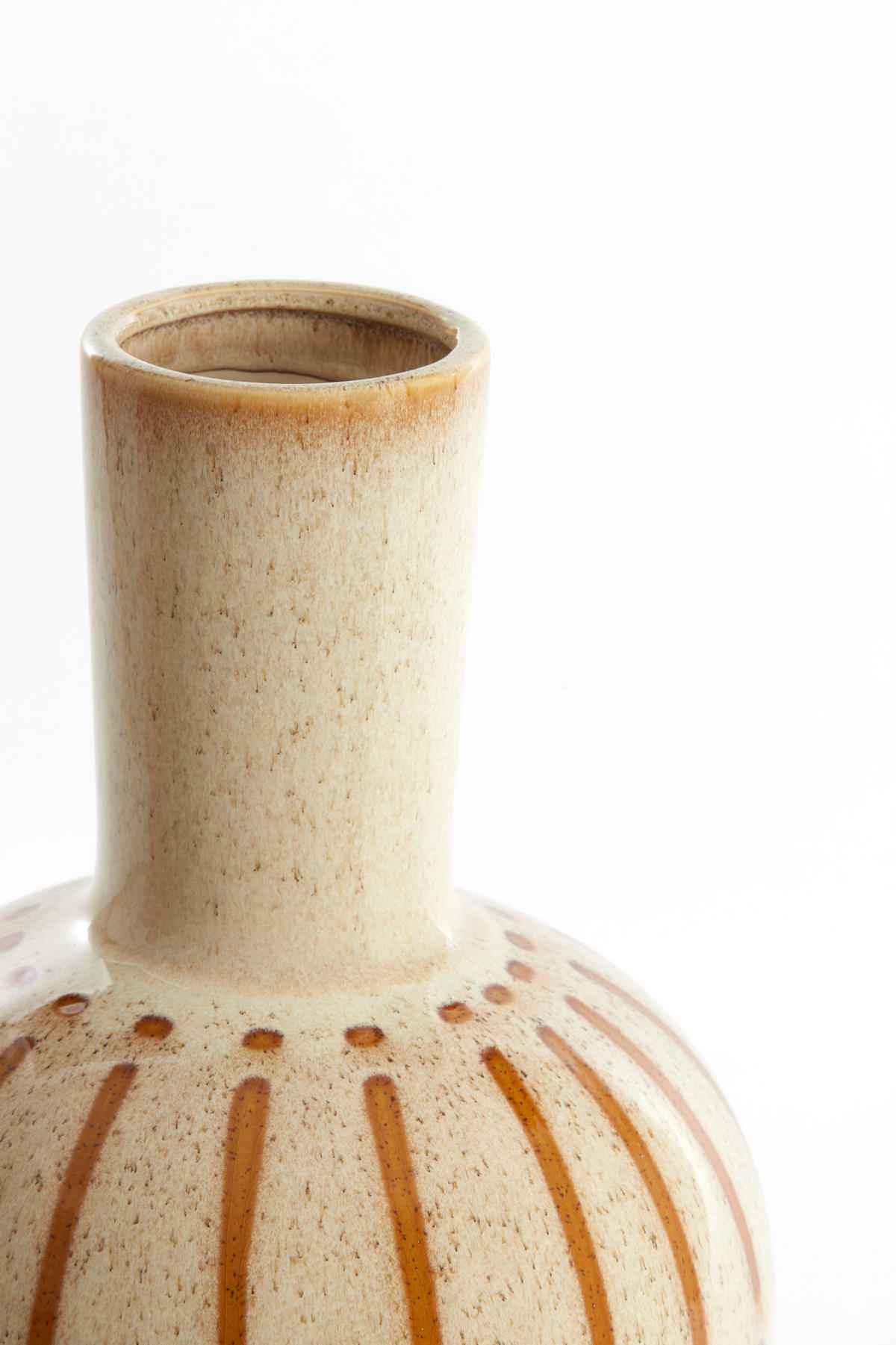 VASE Ulloa Braun Ø28,5/42 cm - Braun, Keramik (42cm) - Light & Living