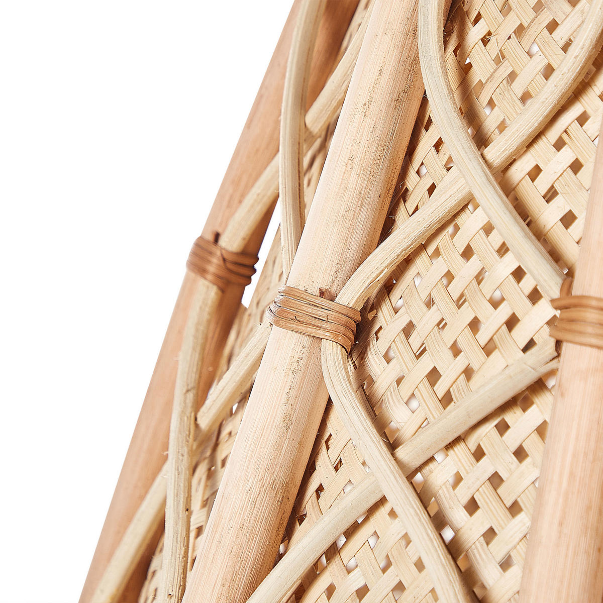 WEIHNACHTSBAUMKRAGEN 30 cm Naturfarben Avent - Naturfarben, Naturmaterialen (30cm) - Beliani