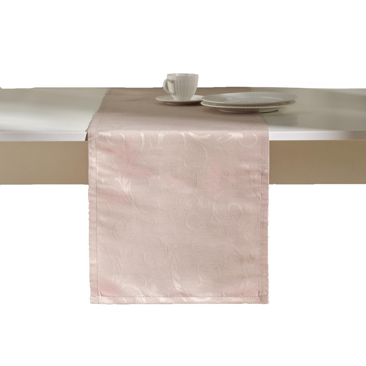 TISCHLÄUFER Avenis - Beige, Textil (180/35/1cm) - home&you