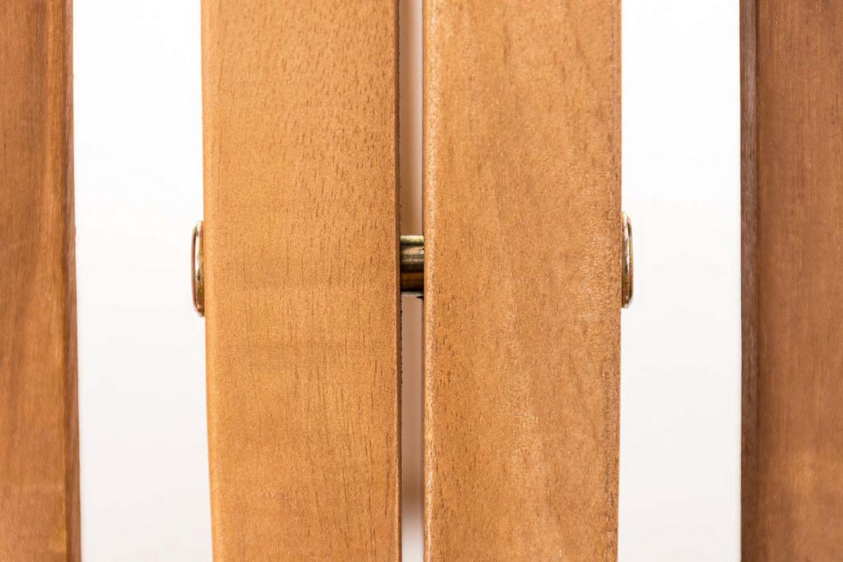 BAUMBANK Nova rund 200 cm teak - Braun, Holz (200/89.5/200cm) - TPFGarden