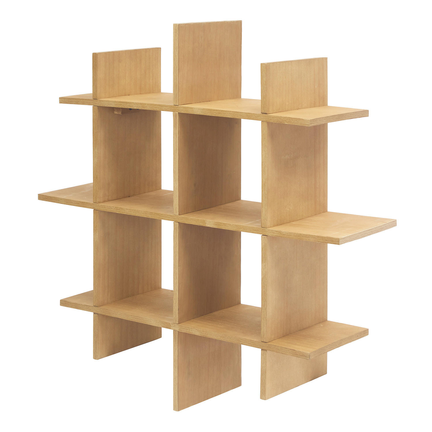 FURNIERTES TASSENREGAL - Tanne - Braun, Holzwerkstoff (73/73/20cm) - home24