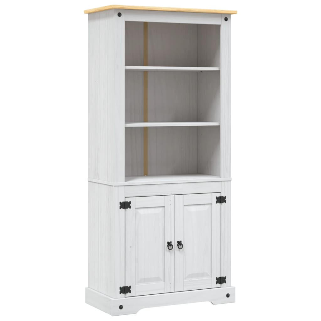 BUFFETSCHRANK Carter 80/40/170 cm - Weiß, Holzwerkstoff (80/170/40cm) - Nettlife