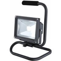LED BAUSTRAHLER Aluminium Grau - Grau, Glas (21.5/21.5/31.5cm) - Globo Lighting