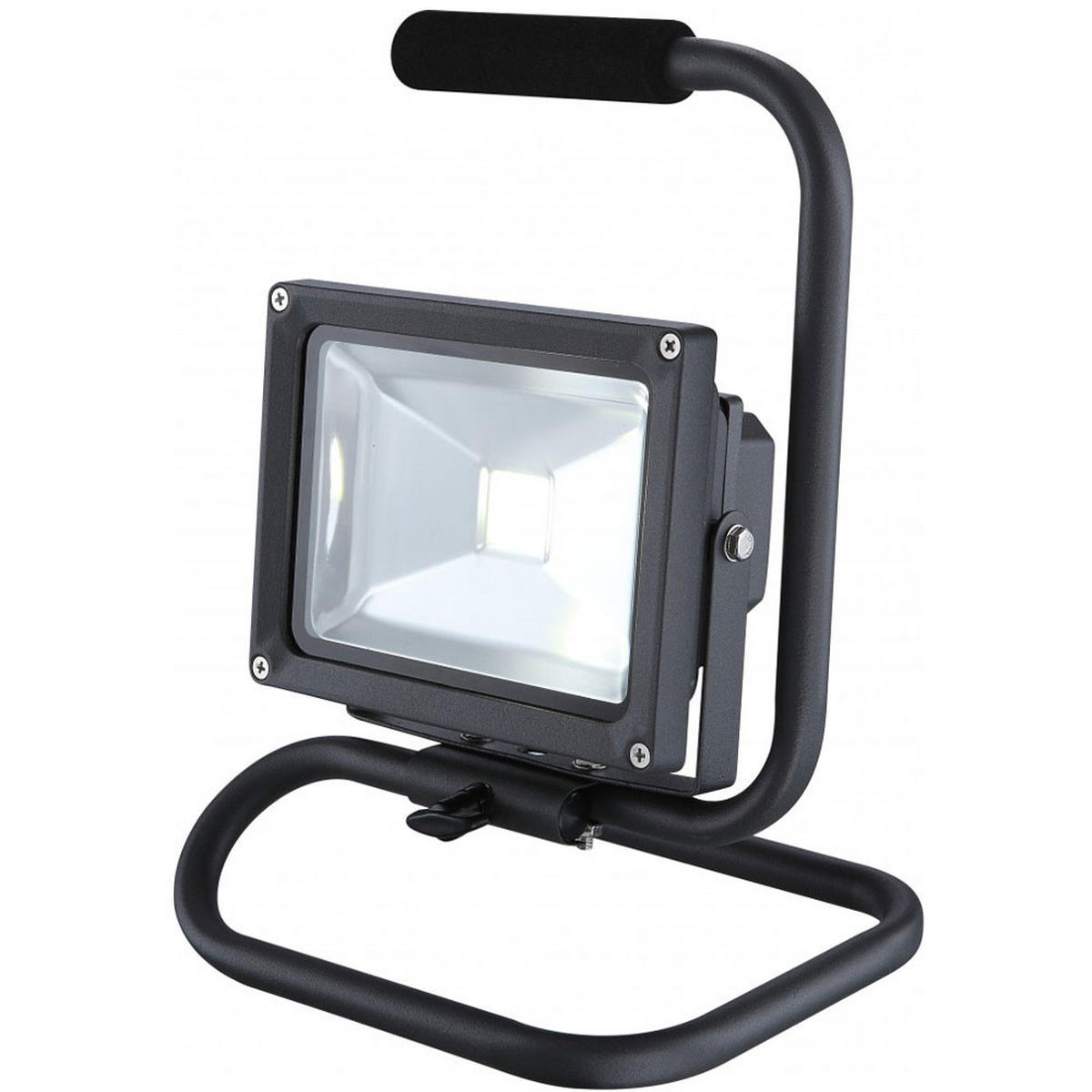 LED BAUSTRAHLER Aluminium Grau - Grau, Glas (21.5/21.5/31.5cm) - Globo Lighting