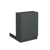 KÜCHENINSEL Fame-Line Grün-Gold Landhaus 60 cm ohne AP - Anthrazit/Grün, Holzwerkstoff (60/82/70cm) - Vicco