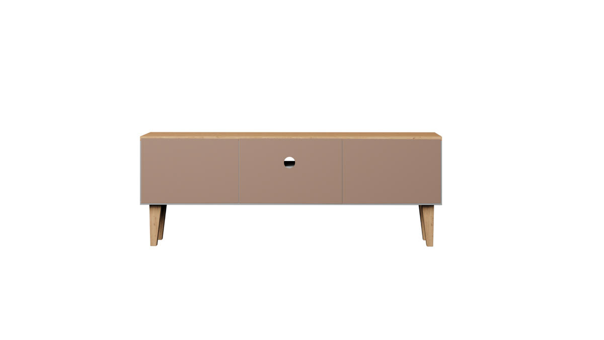 LOWBOARD Denver 120/47,2/35 cm - Grau, Holzwerkstoff (120/47/35cm) - Kocot Kids