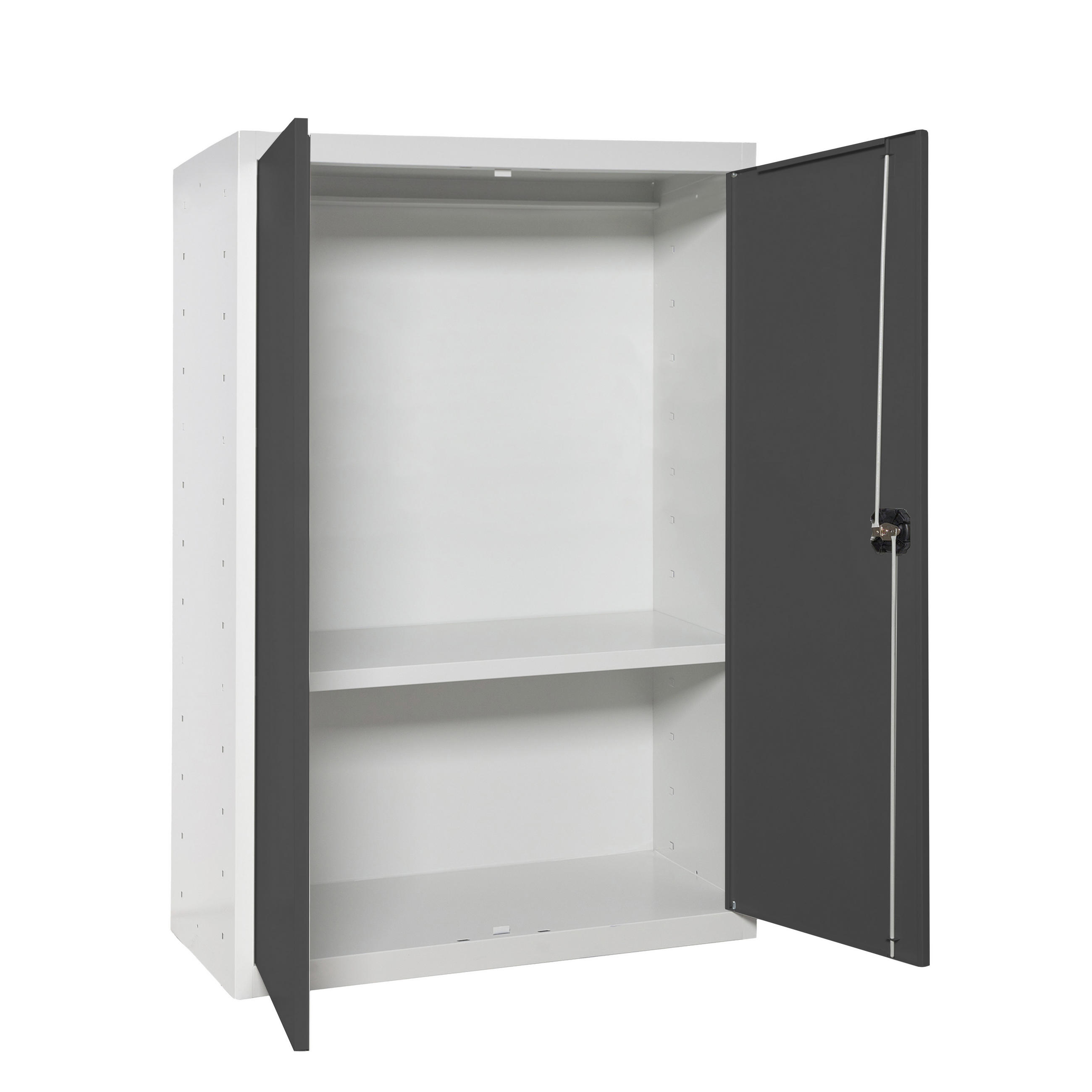 STAHLSCHRANK Amego HxBxT 90x80x40 cm 1x Fachboden Anthrazit-Weiß - Anthrazit, Metall (80/90/40cm) - PROREGAL