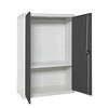STAHLSCHRANK Amego HxBxT 90x80x40 cm 1x Fachboden Anthrazit-Weiß - Anthrazit, Metall (80/90/40cm) - PROREGAL