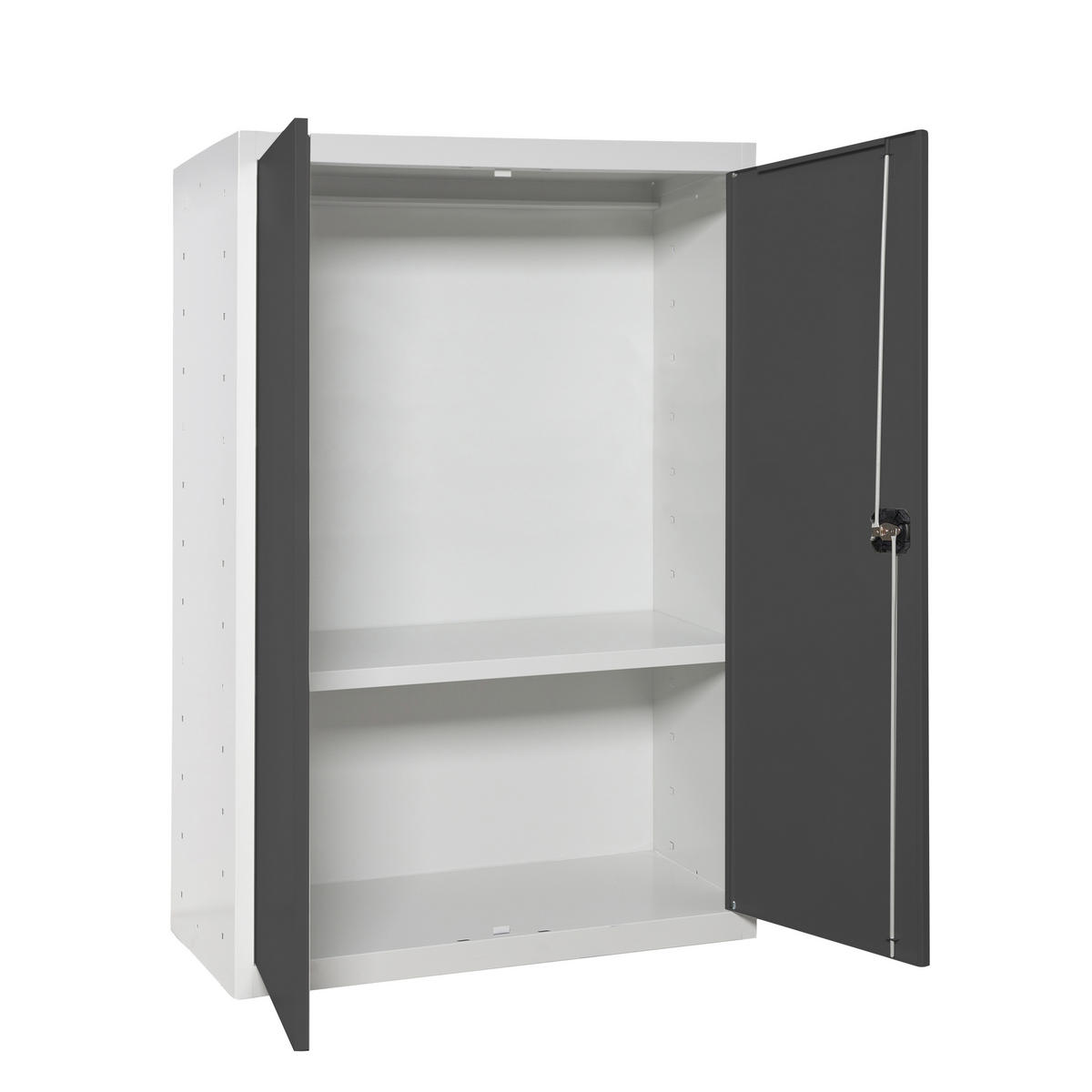 STAHLSCHRANK Amego HxBxT 90x80x40 cm 1x Fachboden Anthrazit-Weiß - Anthrazit, Metall (80/90/40cm) - PROREGAL