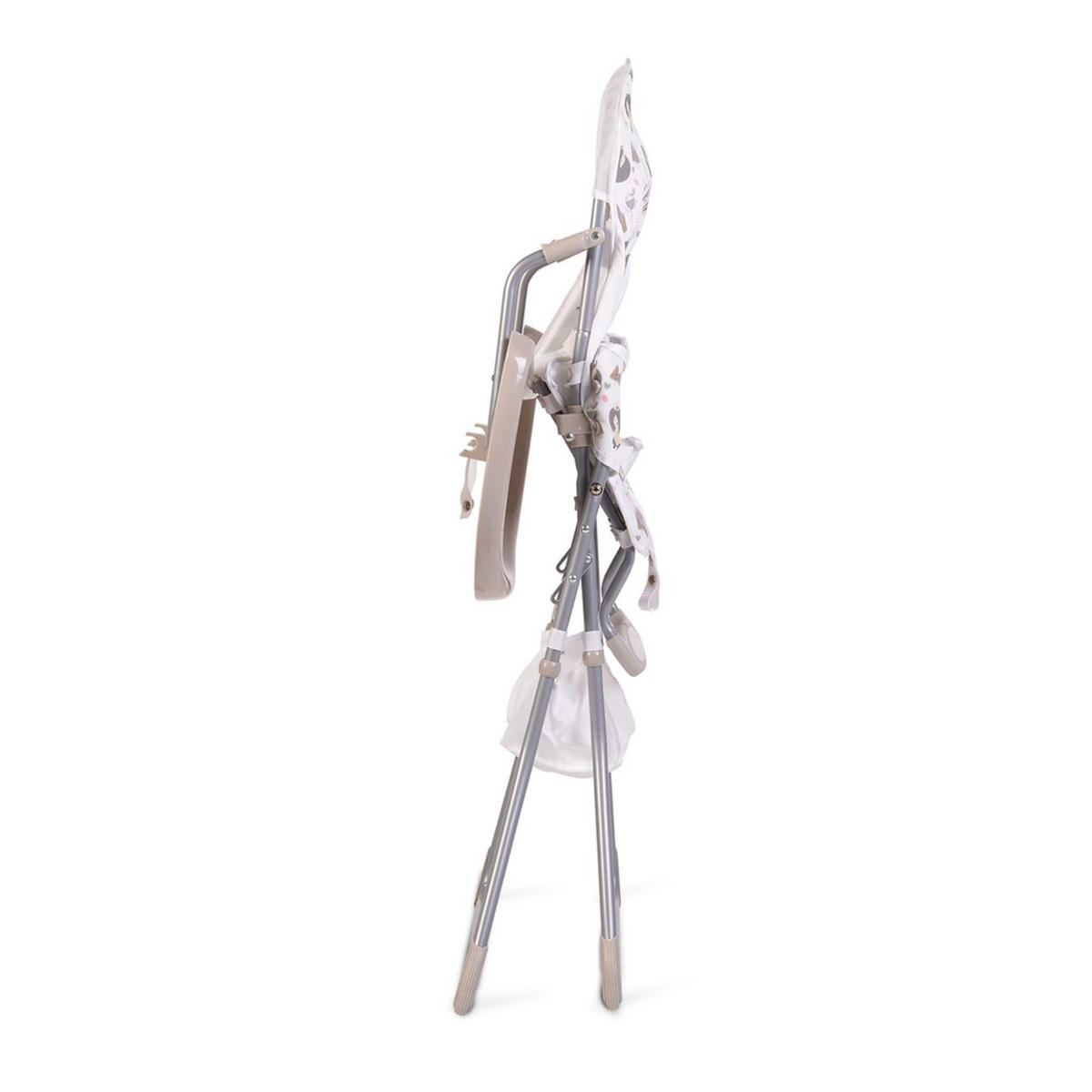 HOCHSTUHL Scaut beige 5-Punkt-Sicherheitsgurt, Zubehörkorb, klappbar - Beige, Kunststoff (55/105/70cm) - Moni