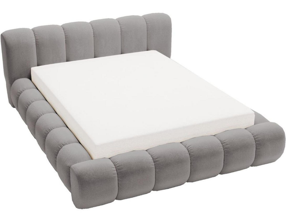 POLSTERBETT Doria 160x200 Grau - Grau, Textil (160/200cm) - Graingold