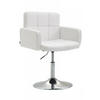 SESSEL Lederlook weiß - Weiß, Textil/Metall (58/80/48cm) - CLP