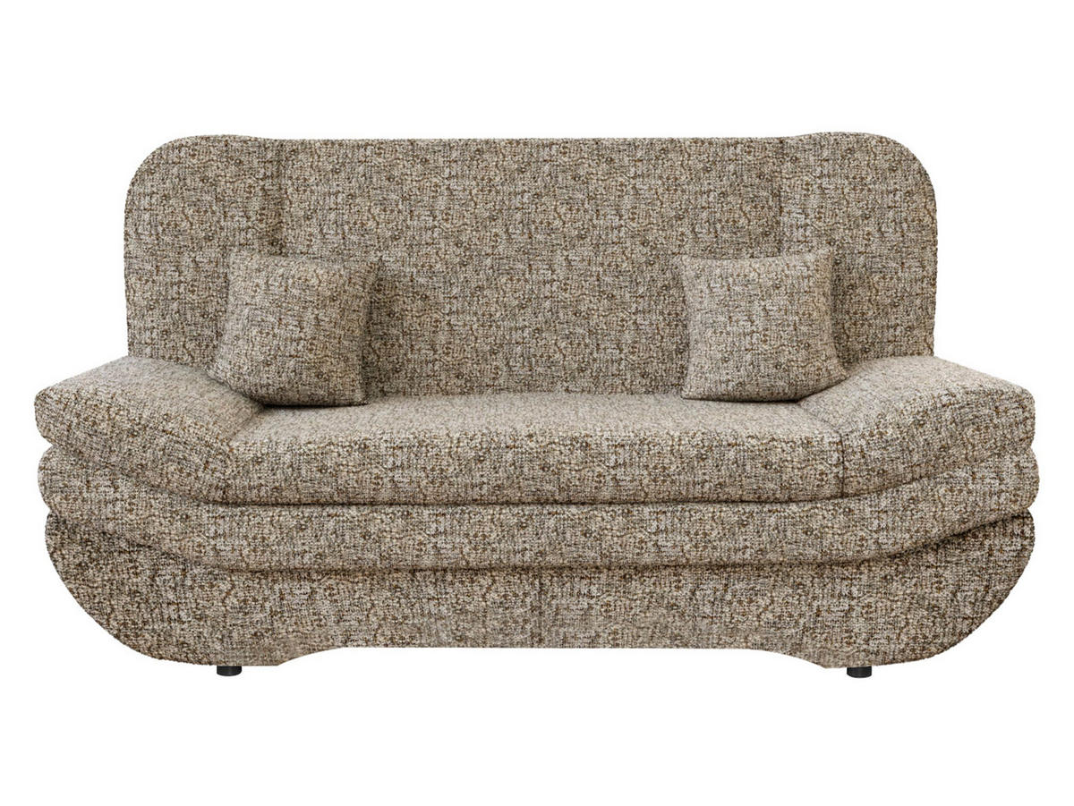 SCHLAFSOFA Weronika - Beige/Schwarz, Holz/Kunststoff (200/95/90cm) - MIRJAN24