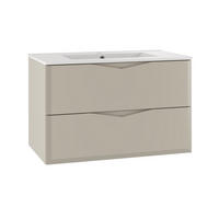 WASCHTISCH 80cm Ellie Kaschmir - Beige, Holzwerkstoff (80/50/45.8cm) - Petits-meubles