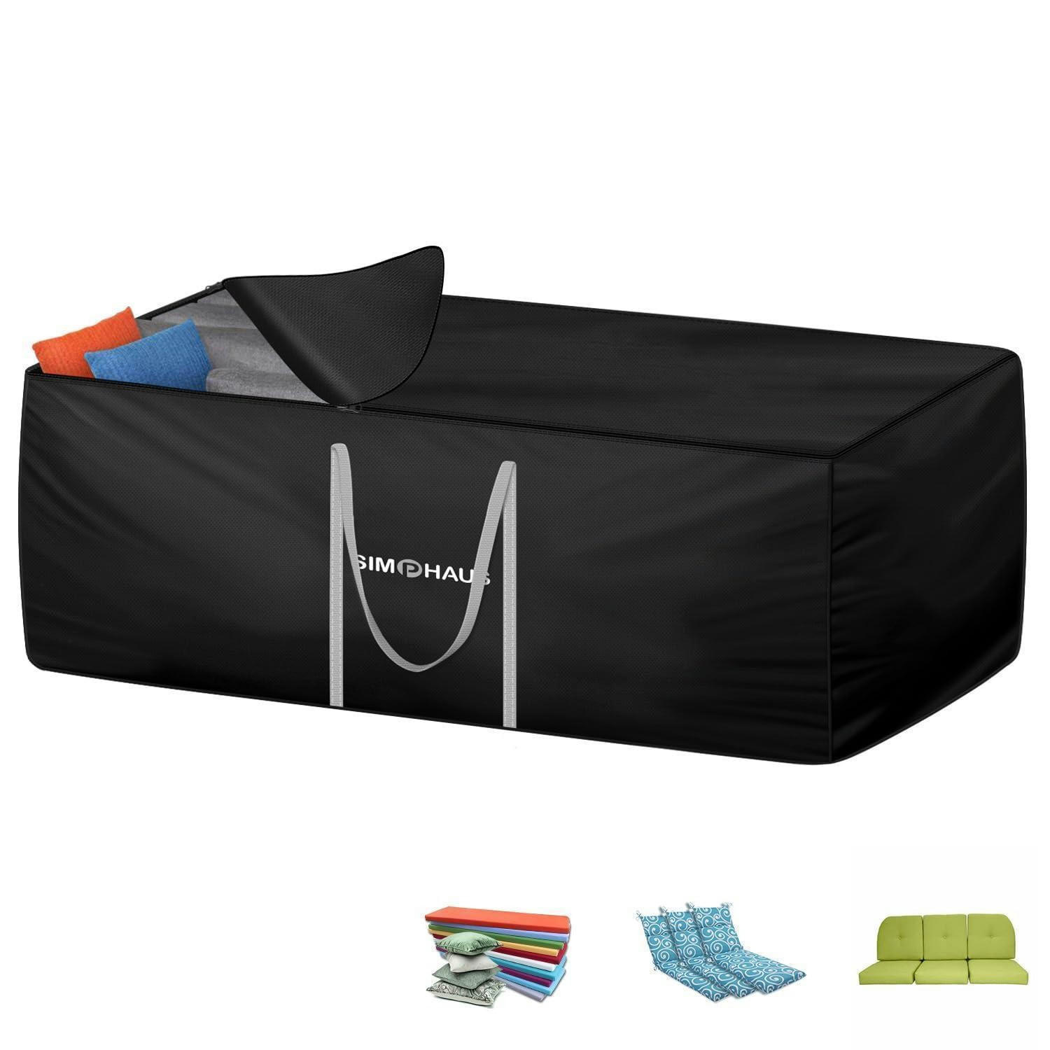 AUFLAGENTASCHE 180 x 80 x 60 cm - Schwarz, Textil (1/1/1cm)