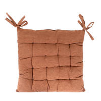 SITZKISSEN 40/40 cm - Terra cotta, Naturmaterialien (40/40cm)