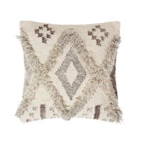 KELIM-KISSEN Alta 45/45 cm - Creme, Textil (45/45cm) - Homescapes