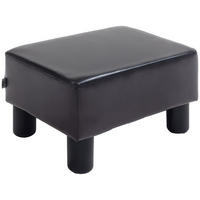 HOCKER DE-07229 mit Kunstlederoptik Kaffee - Braun, Kunststoff (30/24/40cm) - ComfortXL
