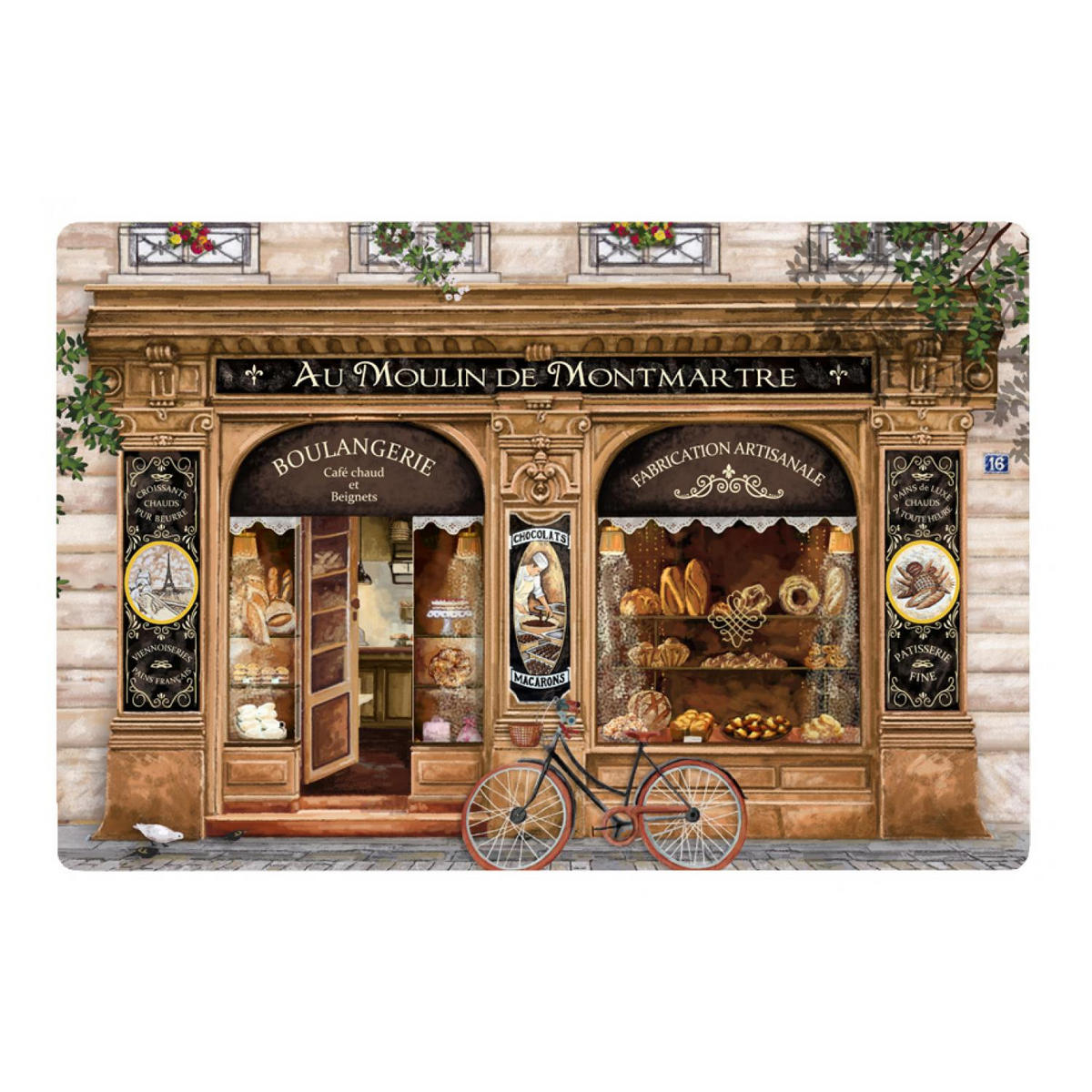 TISCHSET Boulangerie traditionnelle passend 30 x 45 cm - Multicolor, Textil (45/30cm) - Winkler
