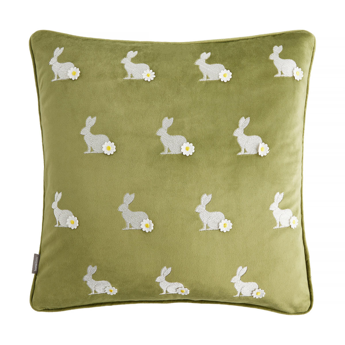 KISSENBEZUG Hopspring - Grün, Textil (45/45cm) - home&you