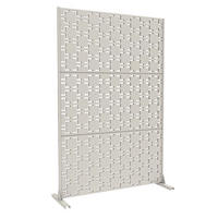 TRENNWAND Basciano - Beige, Metall (120/180cm) - casa.pro