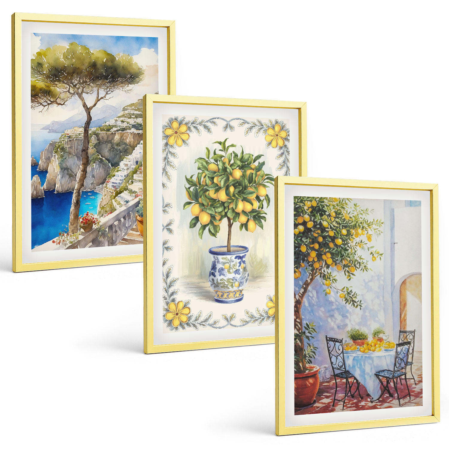 Tulup Bilder Gold 40x60 cm