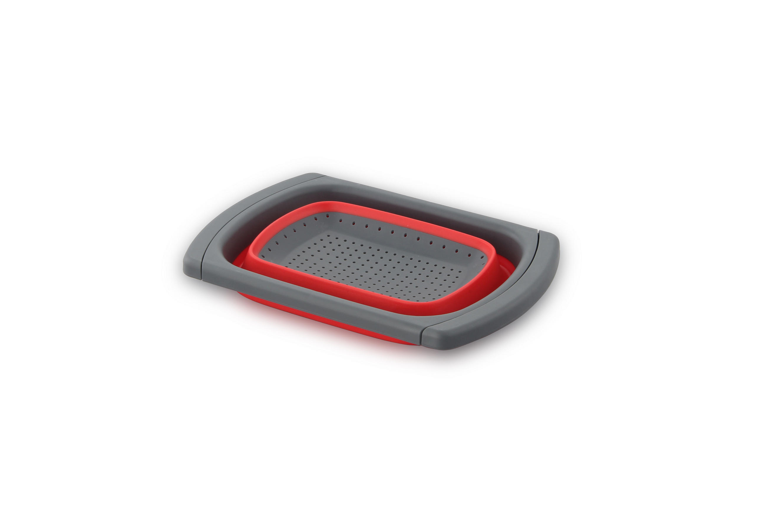 SIEB Modern Kitchen Grau Rot 39/26.5/4.5 cm Kunstoff - Rot/Grau, Kunststoff (26.5cm) - Mondex